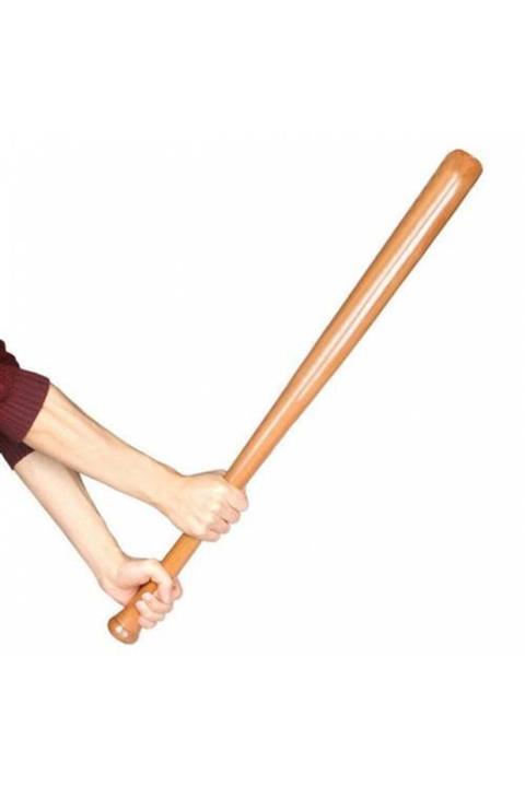 alpanya 1.kalite Ahşap 58 Cm Beyzbol Sopası Beyzbol Oyun Sopası Ahşap Sopa