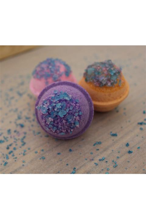 Beja Naturel - Salty Bath Bomb Set Of 3 (kaya Tuzlu 3^lü Aromaterapik Banyo Ve Nem Topu Seti)