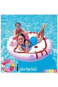 hediyecik Hello Kitty Island Ve Hello Kitty Simit Şişme Havuz Ve Deniz Yatağı Set 137 Cm