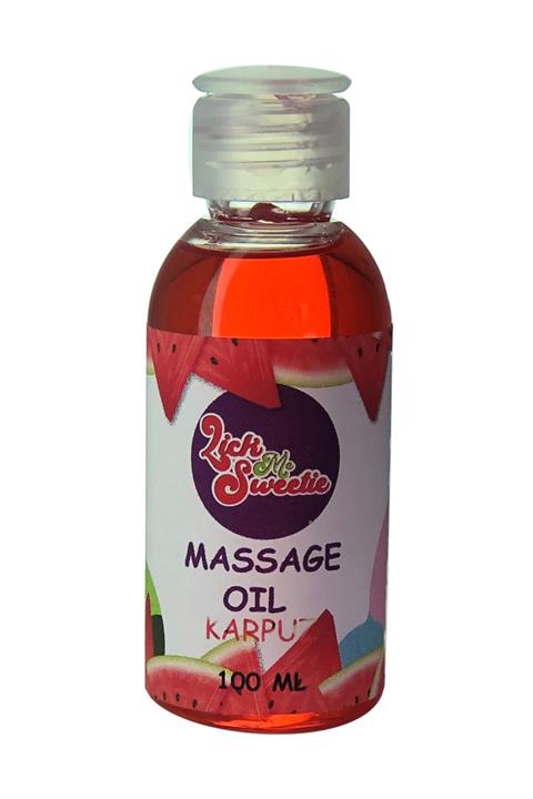 Lick Me Sweetie Karpuz Aromalı Yenilebilir Masaj Yağı - Kayganlaştırıcı Jel 100 ml.