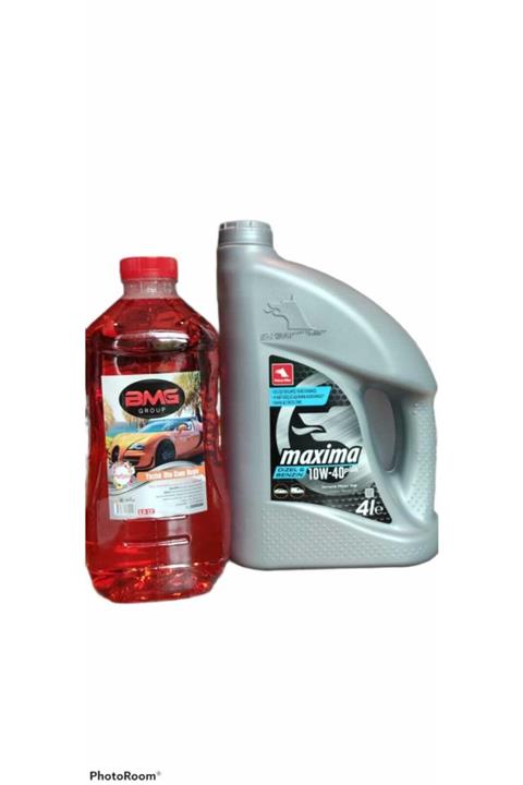 Petrol Ofisi Maxima 10w-40 Plus 4 L + Bmg Group Yazlık Oto Cam Suyu 2,5 Lt (parfümlü)