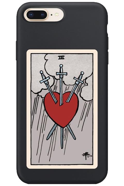 KVK PRİVACY Iphone 8 Plus Lansman The Heart Desenli Telefon Kılıfı