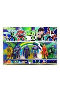 Ben 10 Allıen Force 6'lı Figür Seti, Alien Force Action Figure, Benten, Ben Ten