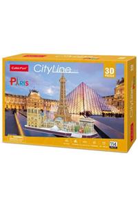 Cubic Fun 114 Parça City Line Paris 3d Maket