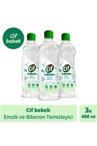 Cif Bebek Emzik Ve Biberon Temizleyici 400 ml X3