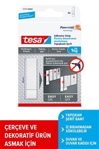 Tesa İz bırakmadan Sökülebilir Yapışkan Şerit Bantlar Duvar ve Duvar Kağıdı İçin 1kg x 6 Adet 77771