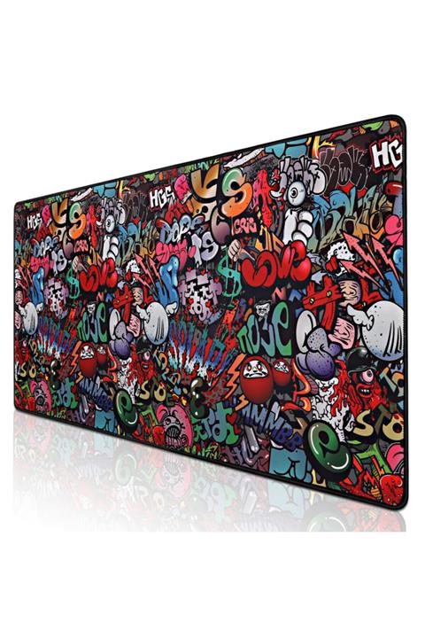 Digipod Paint 90 X 40 Cm Dikişli Kaydırmaz Mouse Pad Mauspad
