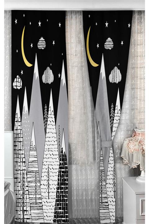 Bebişim Halı Dağ Bi53 70x260 Çocuk Odası Fon Perde