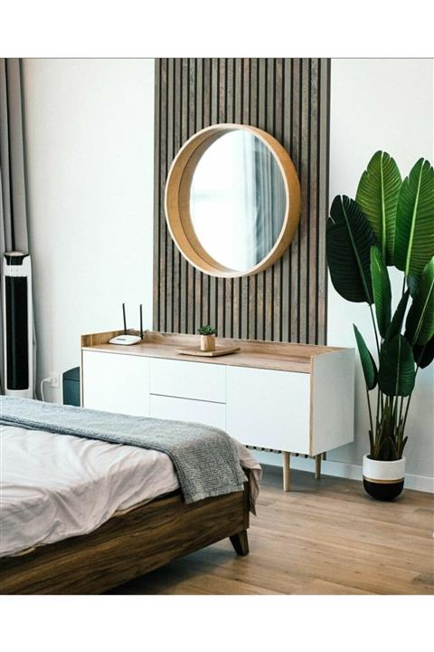 ATS YAPI 30 X 120 Cm Dekoratif Ceviz Rengi Ahşap Panel