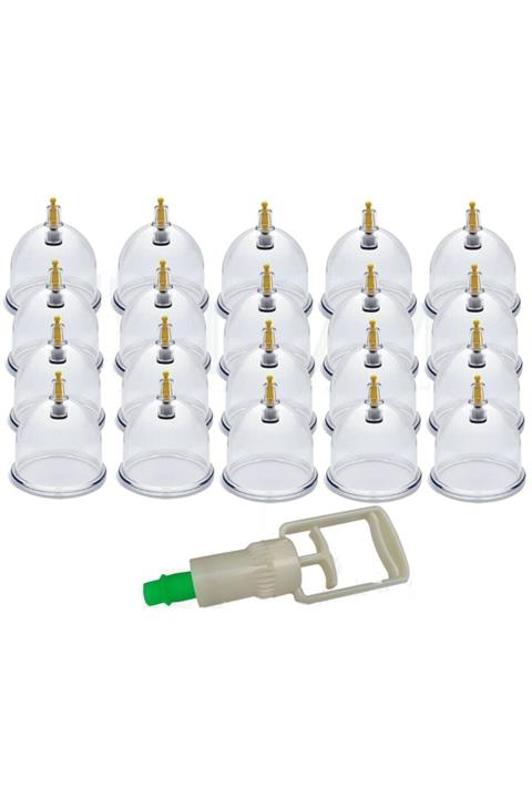 HVM 100 Adet Karışık Hacamat Kupası Ve Hacamat Pompası