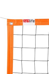 NET Voleybol Filesi Turuncu Ekonomik Renkli Okul Tipi 70cm X 9,5 Metre