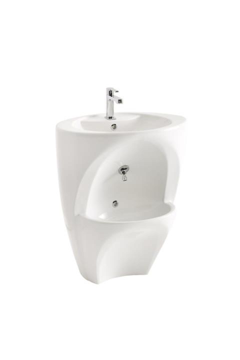 GÜRAL VİT 75 X 47 Double Deck Monoblok Lavabo Dd10mnl029800