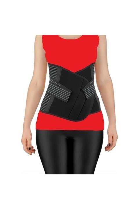 RAJ Siyah Doğum Sonrası Balenli Toparlayıcı Korse
