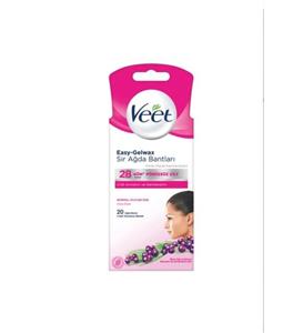 Veet Sir Ağda Bandı Yüz Bölgesi Normal Ciltler 20'li