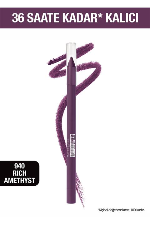 Maybelline New York Mor Tattoo Liner Jel Göz Kalemi 940 Rich Amethyst 3600531531096