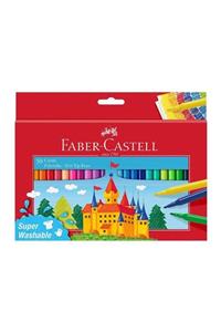 Faber Castell Yıkanabilir Keçeli Kalem 50'li 554204