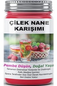 SPANA Çilek Nane Karışımı Detoks Suyu Ev Yapımı Katkısız 500ml