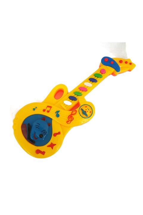 Yup pi Toys Sarı Pilli Poşetli Oyuncak Gitar