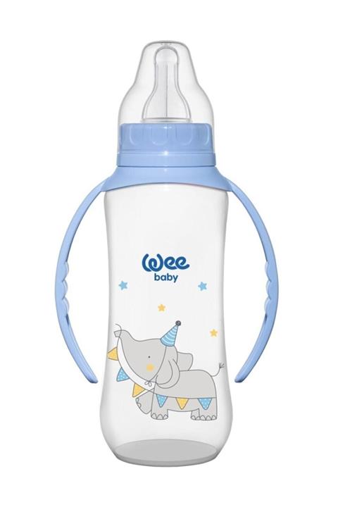 Wee Baby Klasik Kulplu Pp Biberon 270 ml Mavi 6-18 Ay