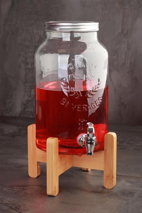 ACAR Steds Bambu Standlı Cam Sebil 5.6 Lt