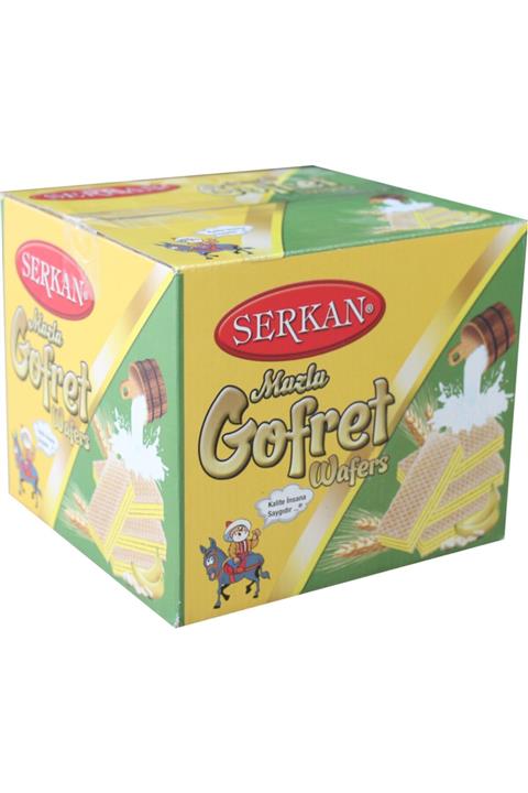 SERKAN GOFRET Serkan Muzlu Gofret 800 gr X 8 Adet