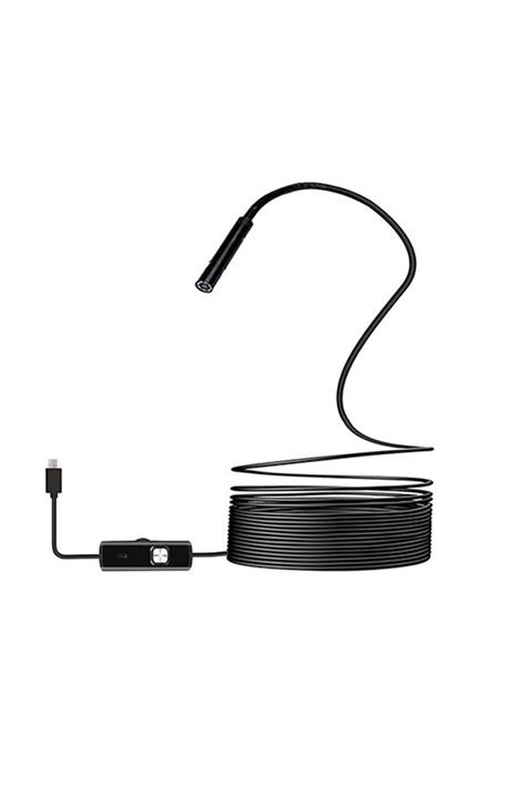 Hytech Hy-xyk20 7 Mm Micro Usb+Type-c Led Işıklı 5 mtKablolu Yılan Kamera