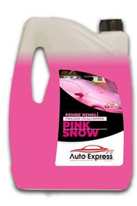 AUTOEXPRESSTÜRKİYE Auto Express Pink Snow Pembe Renkli Fırçasız Cilalı Oto Yıkama Şampuanı 5 Kg