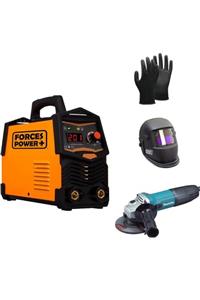 forces power 201 Süper Çift Kartlı Inverter Kaynak Makinesi Makita Taşlama+Colormatik Maske