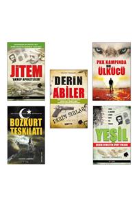 Kripto Basım Yayın Derin Abiler & Derin Devlet Kitap Seti 2 / 5 Kitap / Çatlı, Yeşil, Ersever, Jitem, Bozkurt Teşkilatı