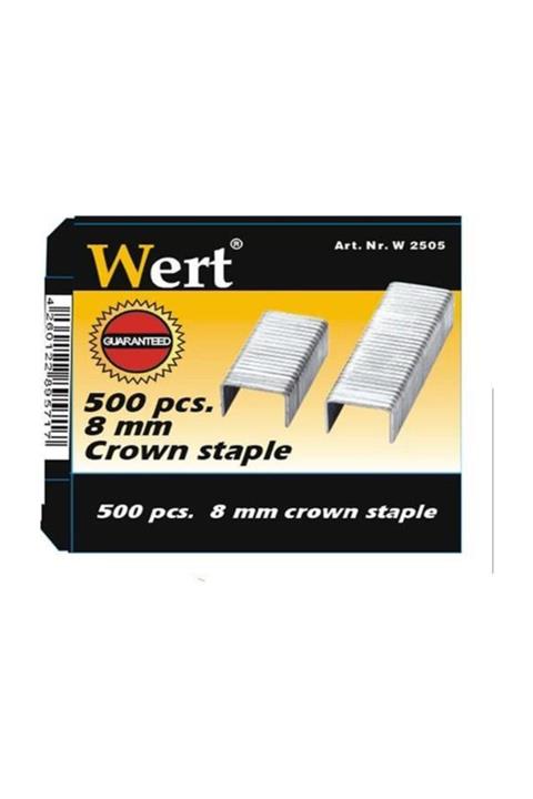 WERT 2505 Zımba Teli (8Mm) 500 Adet
