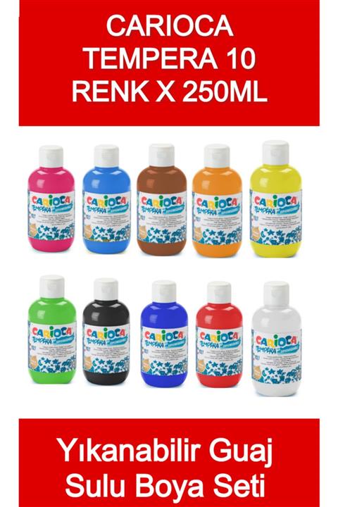 CARIOCA Tempera 10 Renk X 250ml