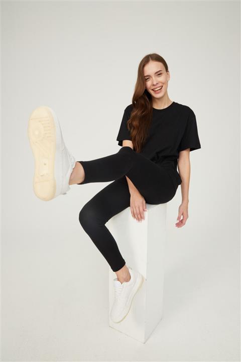 BO Basics Kadın Siyah Uzun Tayt