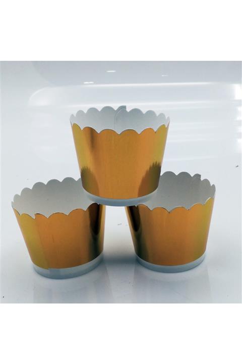 Lora Davet Cupcake Kabı Altın (12 Adet) 17108 - Altın 17108
