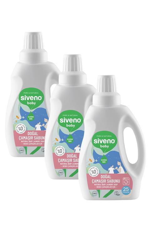 Siveno Baby Doğal Çamaşır Sabunu 750 ml X 3 Adet