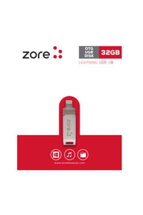 zore 3.0 Lightning Metal Otg 32 Gb Iphone Veri Ve Fotoğraf Depolama Kopyalama Flash Disc