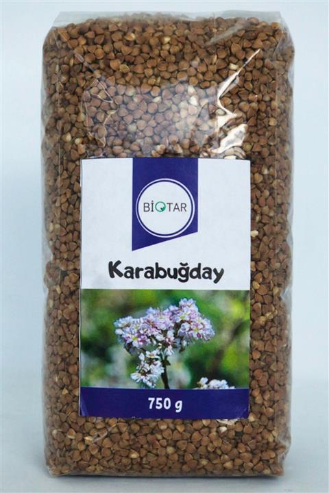 BİOTAR Organik Tarım Ürünleri Karabuğday Tane 750 Gr X 12 Adet