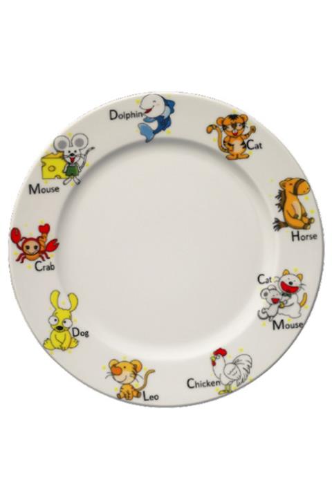 Bonna Porselen Çocuk Yemek Tabağı