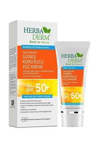 Herbaderm Güneş Koruyucu 50+ Spf Yüz Kremi 75 ML