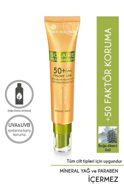 Yves Rocher 50 GKF Yaşlanma Karşıtı Güneş Kremi - 40 ml