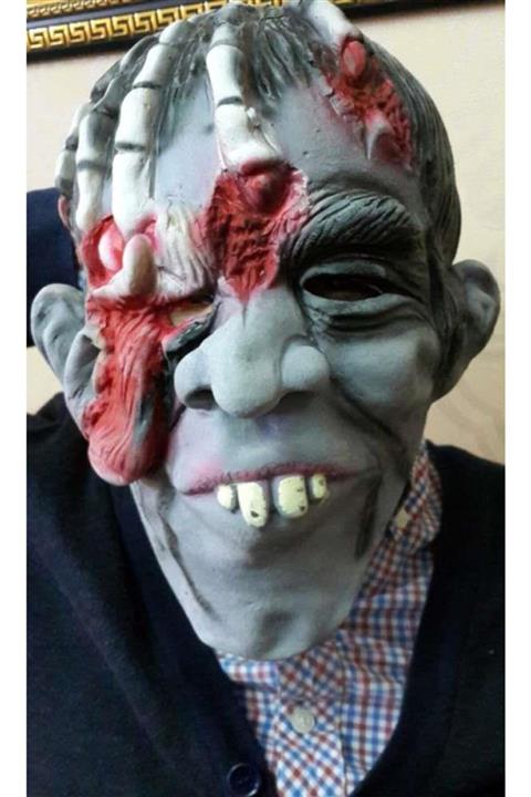 Bravo Zombi Maskesi Kostümü Halloween Kıyafet Maskesi