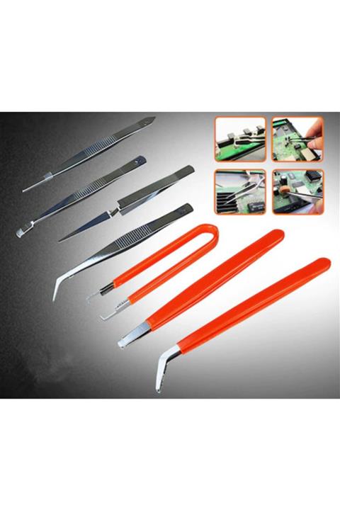 Mestore Nitools Elektronikçi Saatçi Çımbız Seti Takımı 7 Parça