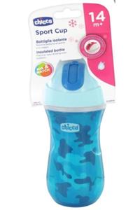 Chicco Isı Yalıtımlı Sport Bardak Pipetli 14+ Ay Erkek 266 Ml