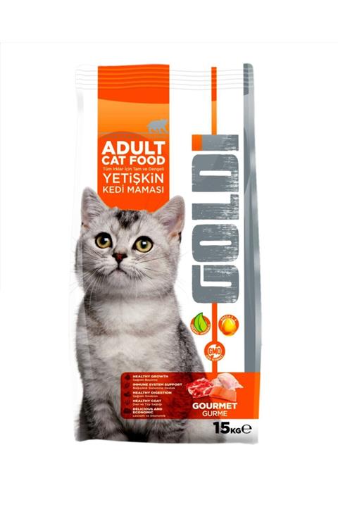 GOLDİ Gurme Yetişkin Kedi Maması 15 kg