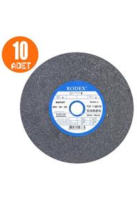 Badem10 10 Adet Taşlama Bıçak Bileme Taşı Taş Motoru Zımpara Taşı 200x25x20 Mm - 36 Kum