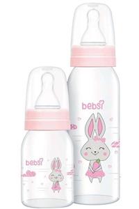 Wee Baby Bebsi Cam Biberon Seti (250ml+125ml) - Pembe