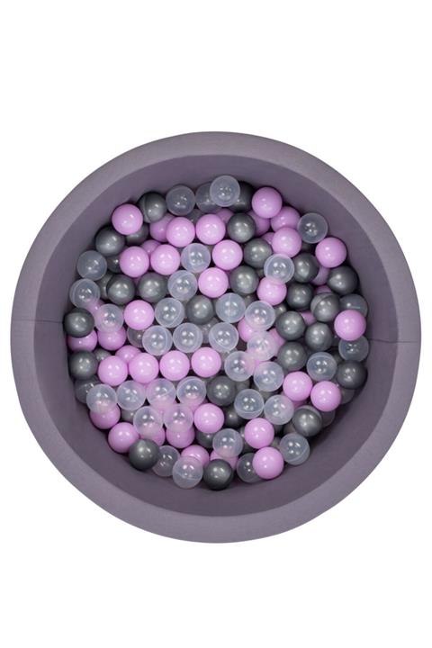 Wellgro Bubble Pops Gri Top Havuzu -gri/lila/şeffaf Top