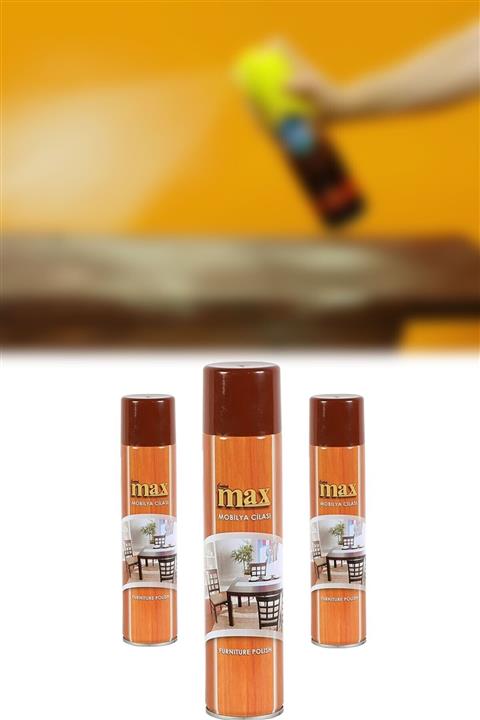 Chermik Max 300 Ml Mobilya Cilası - Çizik Giderici Açık Renk 300 Ml Parlatıcı Sprey