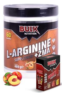 Bulk Nutrition Arginine + Zma 60 Servis Şeftali - Hediye Whey Protein Tozu