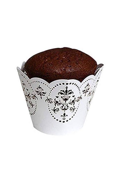 Kullan At Market Kullanatmarket Beyaz Dantel Kek Tacı 10 Adet - Km-pku-0108