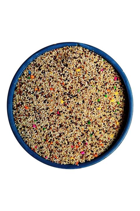 Bizim Yem Muhabbet Yemi - 1 Kg Karışık Vitaminli Meyveli